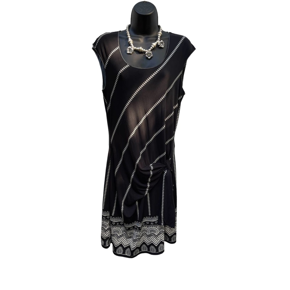 Max Studio black and white dress size medium